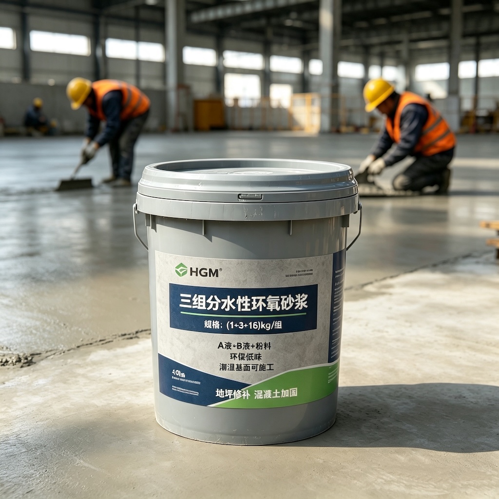 谷城三组份水性环氧砂浆